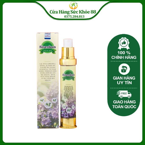 Xịt Thảo Dược Sisenkun SẠCH MỒ HÔI TAY CHÂN - Ngăn Mùi Vượt Trội 72h, 100% Thảo Dược Từ Thiên Nhiên
