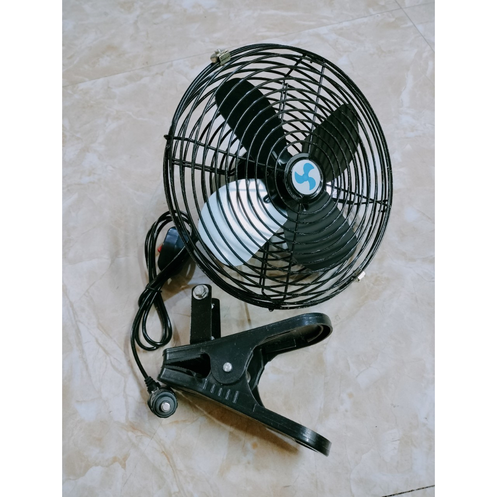 Quạt mini,Quạt lồng kẹp bằng sắt 12v-24V
