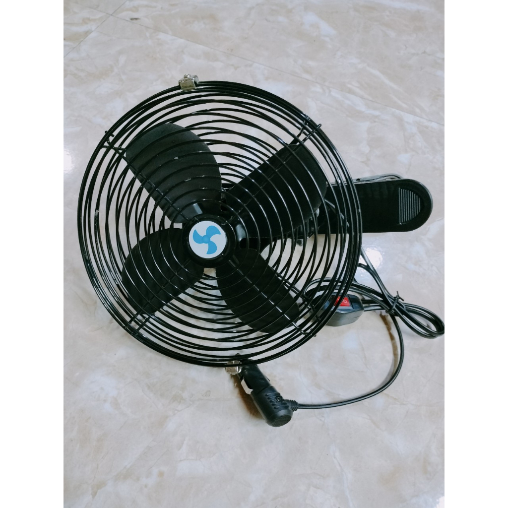 Quạt mini,Quạt lồng kẹp bằng sắt 12v-24V