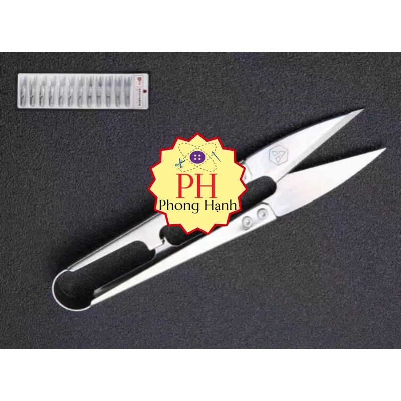 1 vĩ 12 cây - Kéo Bấm Cắt Chỉ Inox hãng Pin- 2 size lớn nhỏ hàng cao cấp ko gỉ sét