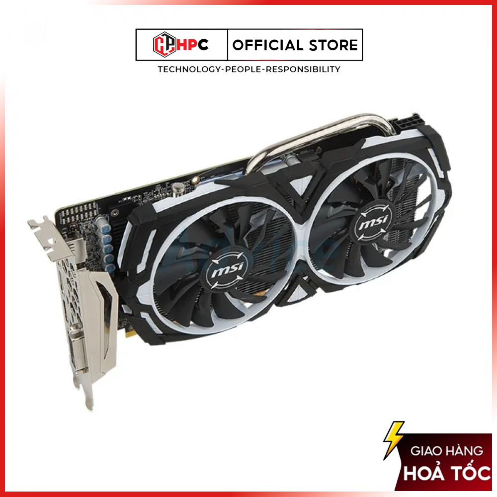 Card Màn Hình VGA MSI ARMOR RX 570 8GB Hàng Cũ
