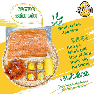 Bánh tráng dẻo tôm chấm me bơ, bánh tráng bơ 7 Tây Ninh vị ăn 4 5 người - Ăn Vặt Nhà Phởn