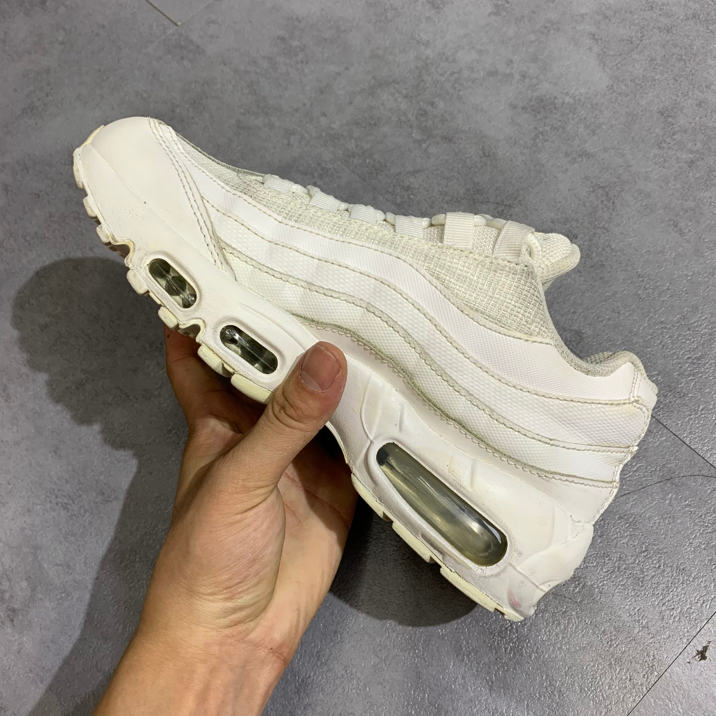 Giày 2hand Nike Air Max 95 Essential White Black CK0707 100 - 3954