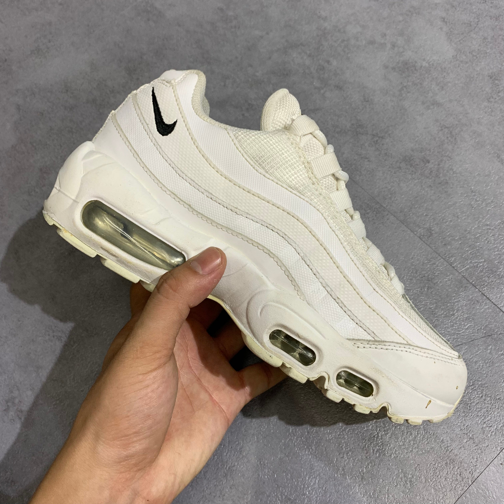Giày 2hand Nike Air Max 95 Essential White Black CK0707 100 - 3954