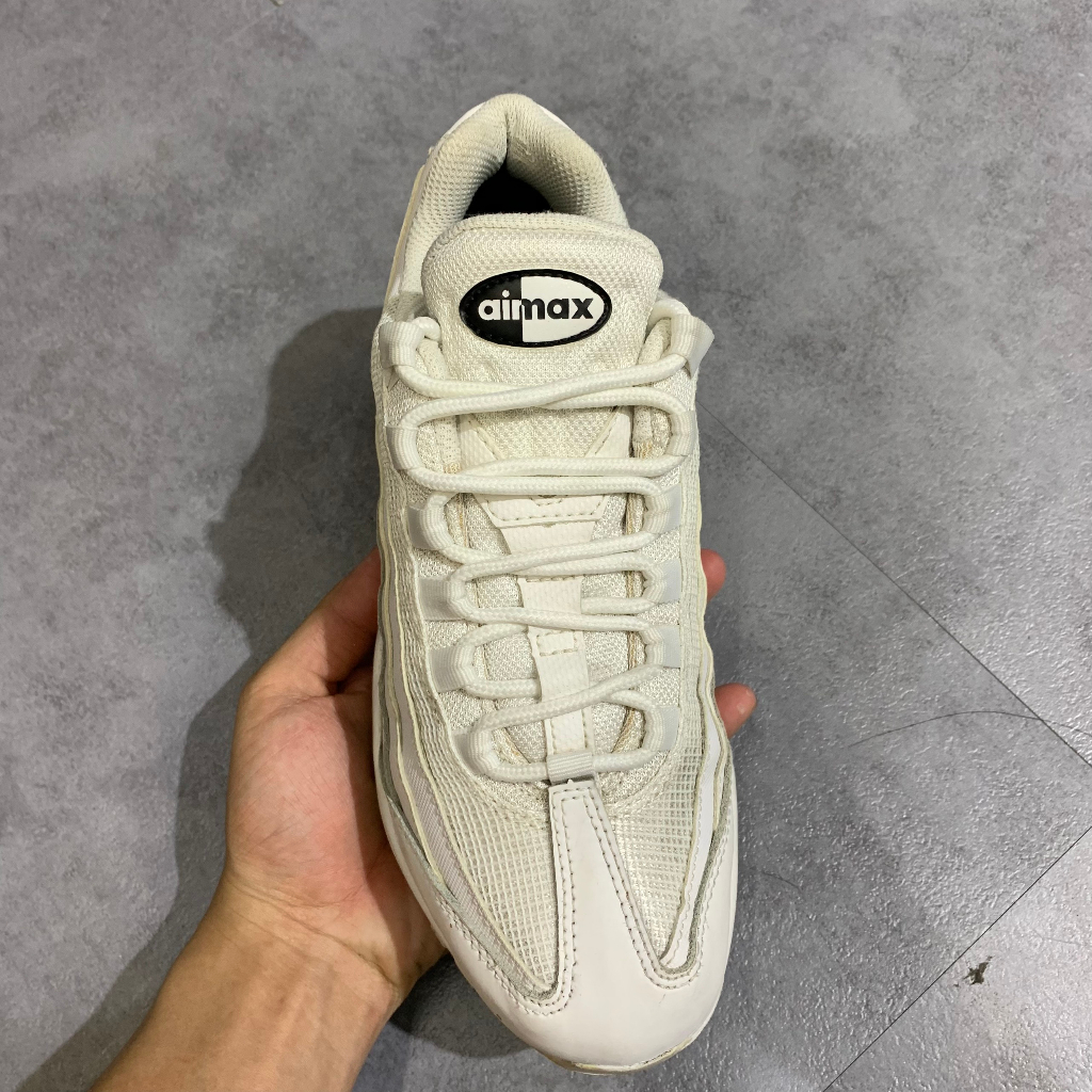 Giày 2hand Nike Air Max 95 Essential White Black CK0707 100 - 3954