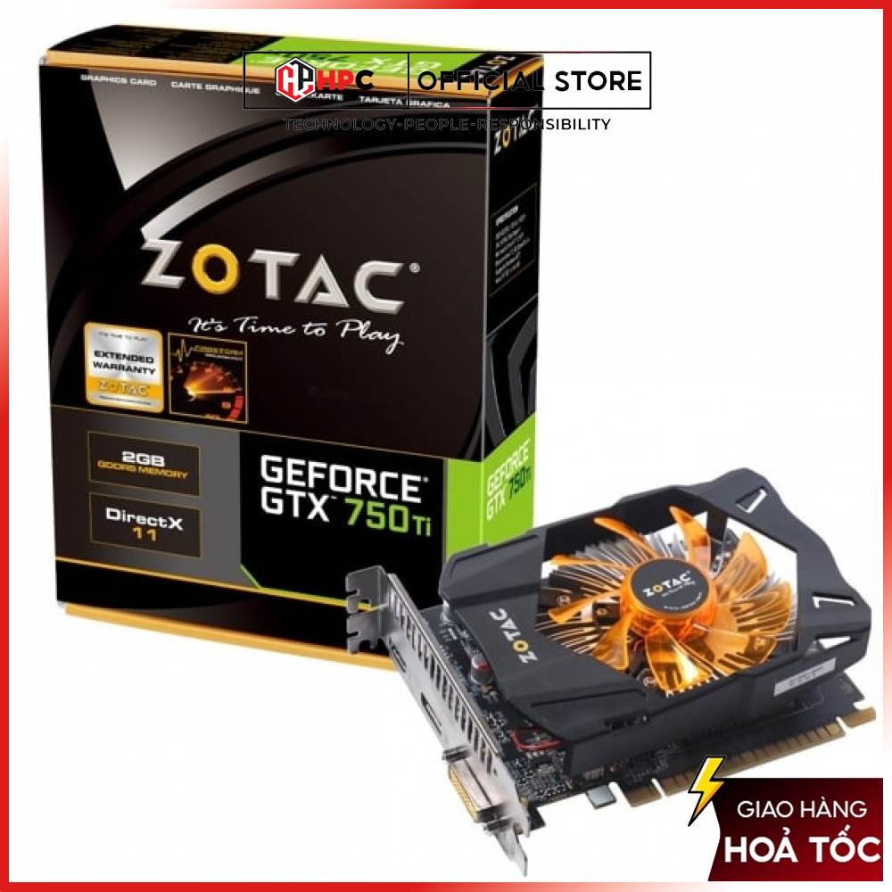 Card Màn Hình VGA GTX 750 Ti 2GB Nhiều Hãng Cũ