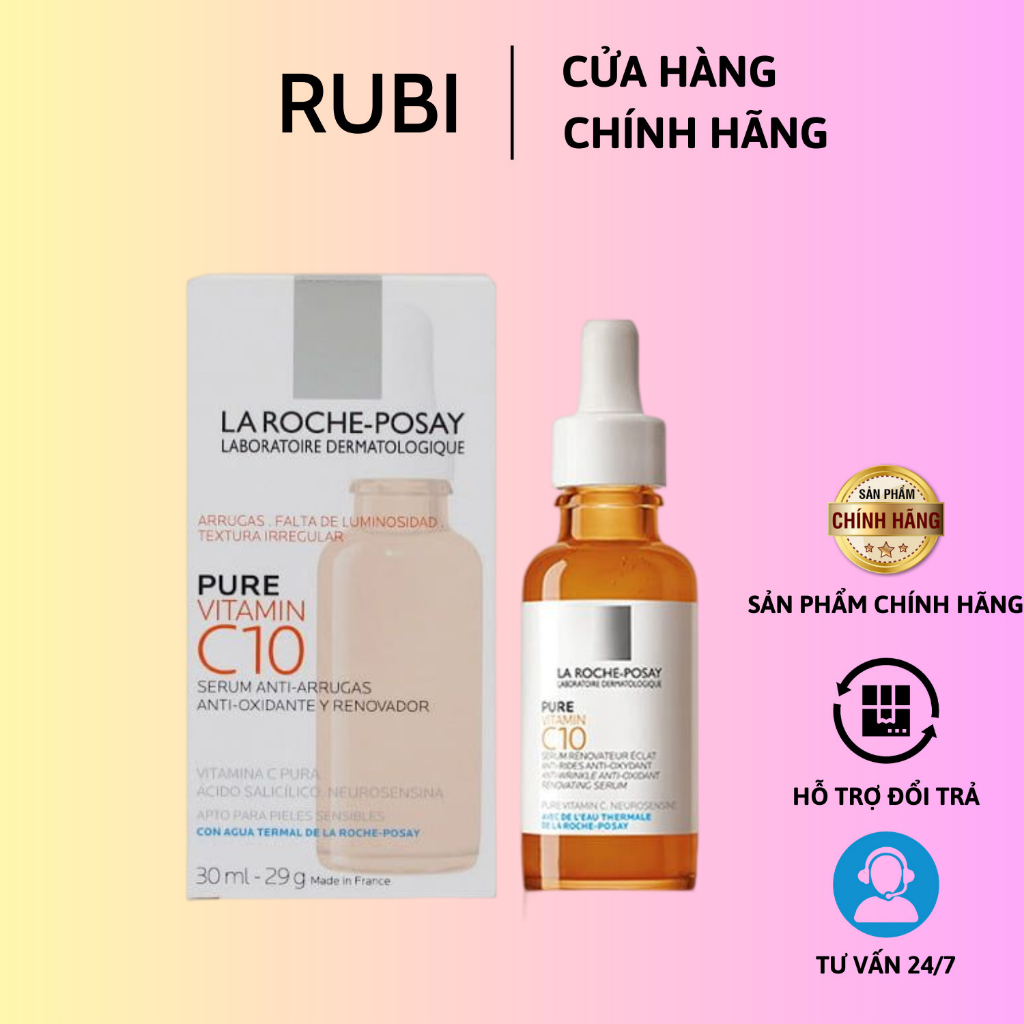 Serum dưỡng trắng mờ thâm La Roche Posay Vitamin C10 - SKV