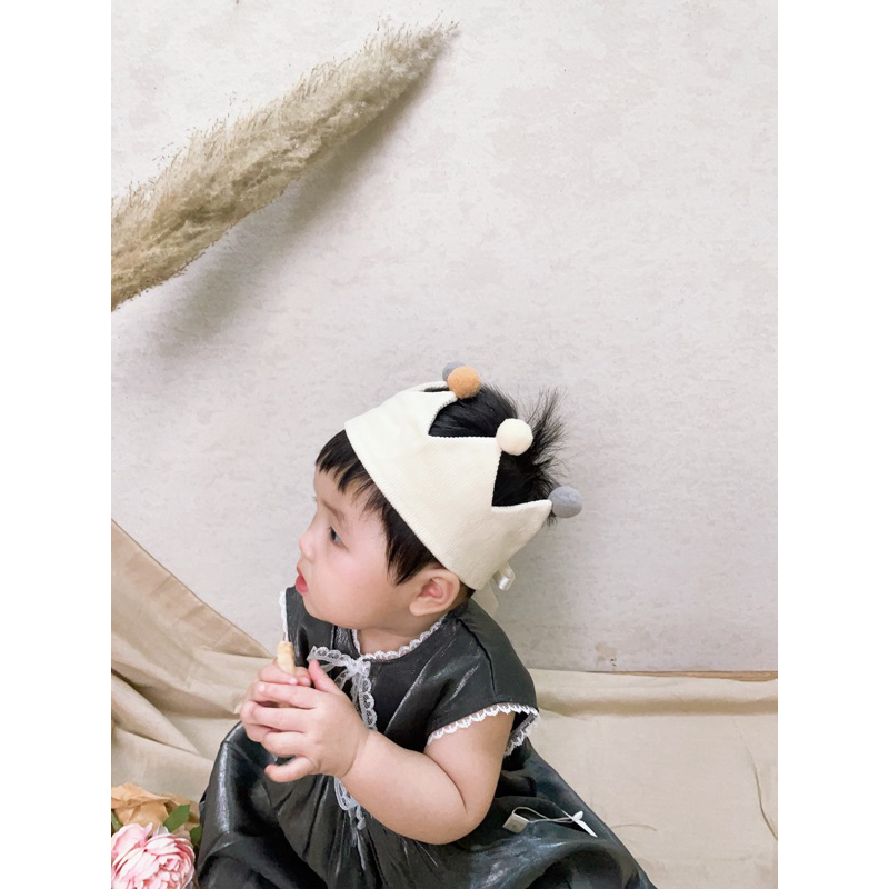 Vương miện bông baby Tiệm Su Kids