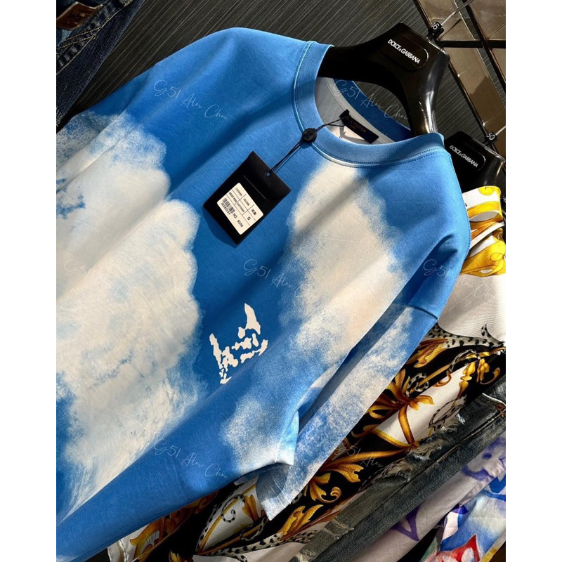 Áo thun - Louis Vuitton - LV mây Blue Sky rap việt mùa 1