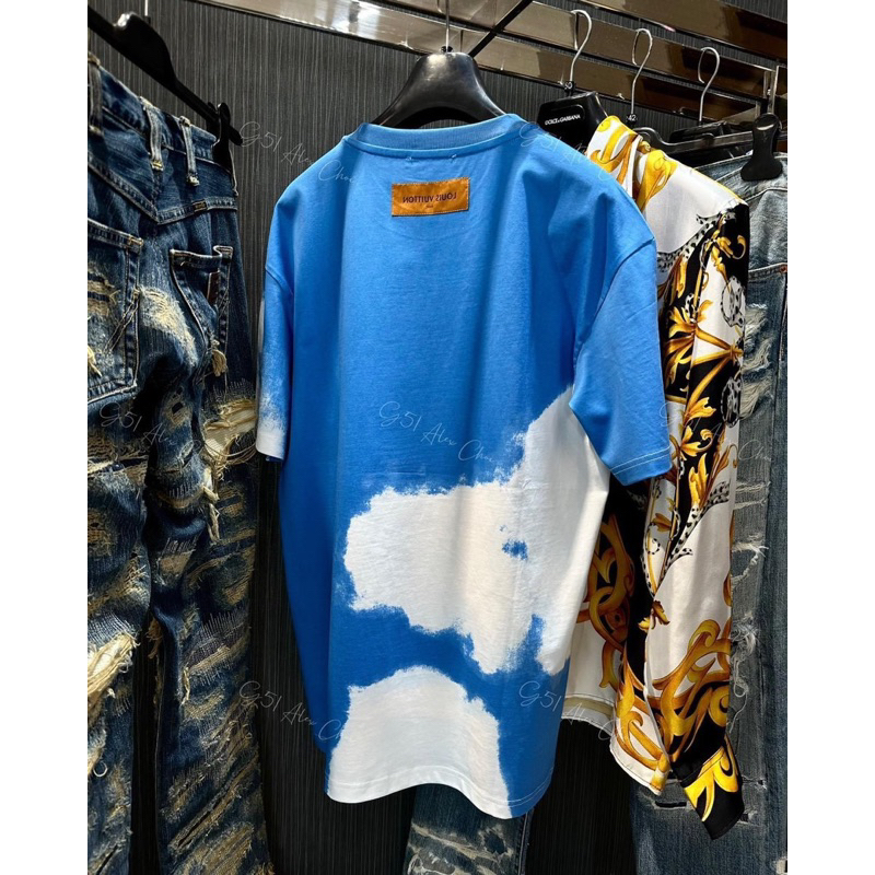 Áo thun - Louis Vuitton - LV mây Blue Sky rap việt mùa 1