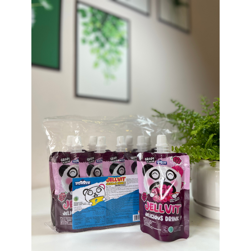 THẠCH NƯỚC TRÁI CÂY DONALD JELLVIT 85Ml