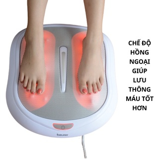 Máy massage chân khô trị liệu Beurer FM60, máy mats xa kết hợp đèn hồng ngoại massage các huyệt đạo ở gan bàn chân