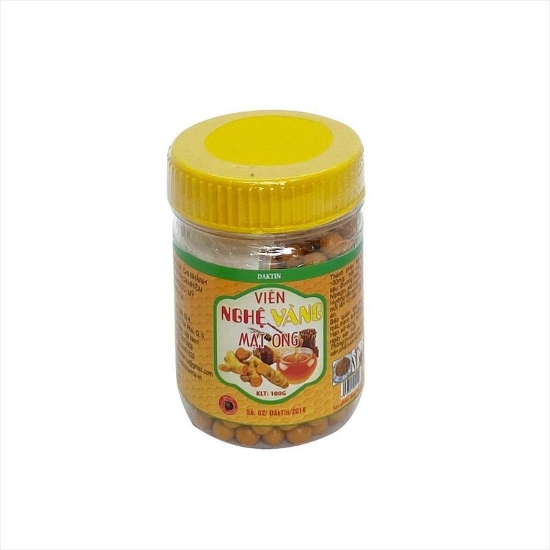 Viên nghệ mật ong vàng daktin 100gr