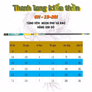 THANH LONG KIẾM THẦN 6H 28i