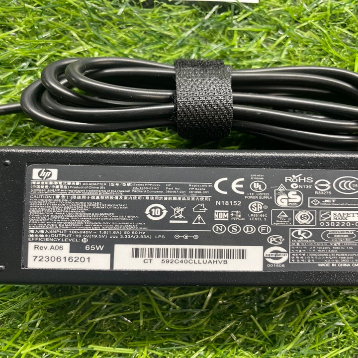 Sạc laptop HP chân nhỏ 19.5v - 3.33A 65W - Zin cao cấp - Sạc HP - Sạc máy tính xach tay HP