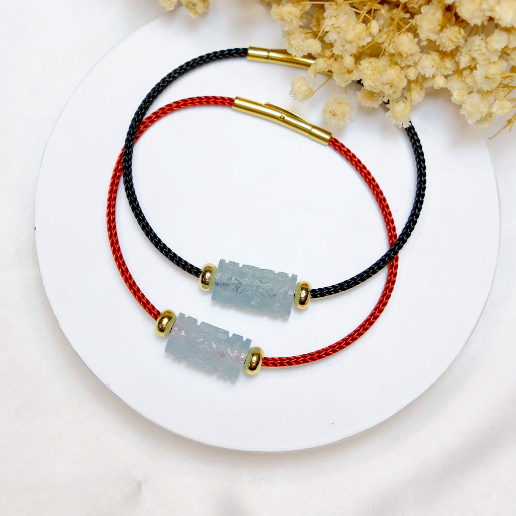 Vòng tay lu thống aqua màu xanh thiên niên UPCARA