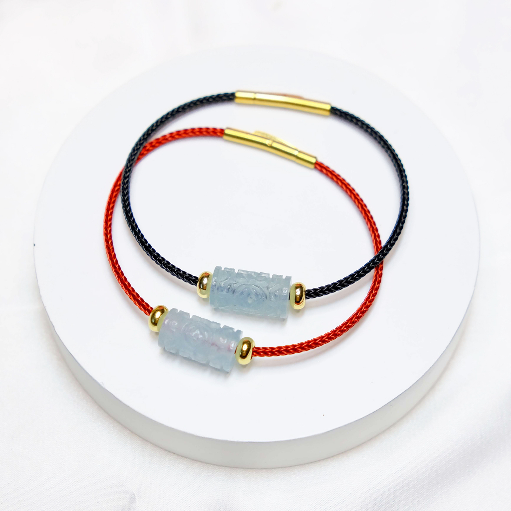 Vòng tay lu thống aqua màu xanh thiên niên UPCARA