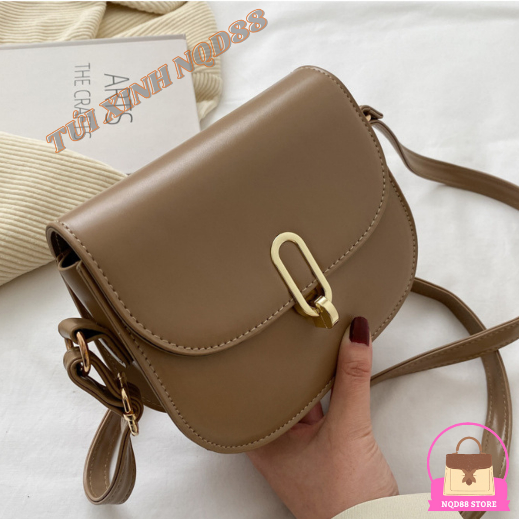 Túi xách nữ Túi đeo chéo đeo vai khoá cài phong cách thời trang hàn quốc TX37