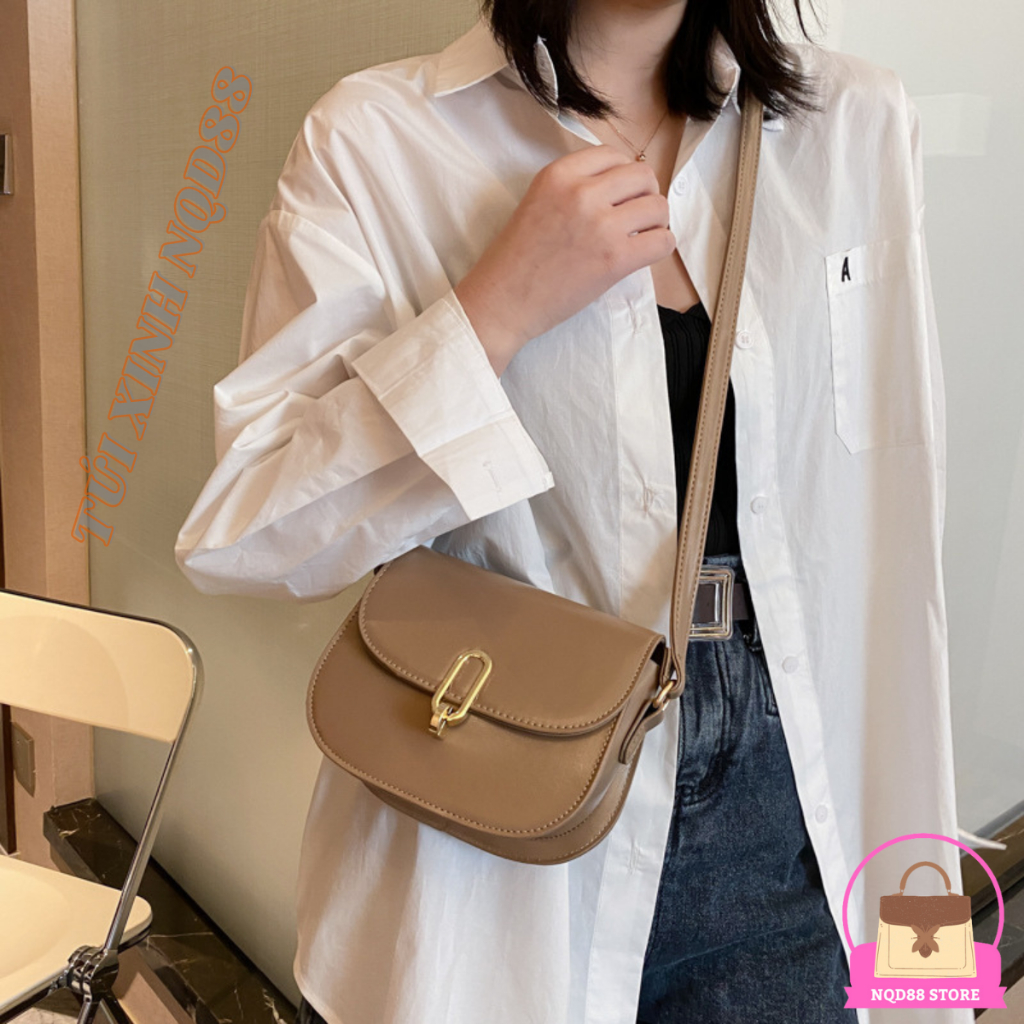Túi xách nữ Túi đeo chéo đeo vai khoá cài phong cách thời trang hàn quốc TX37