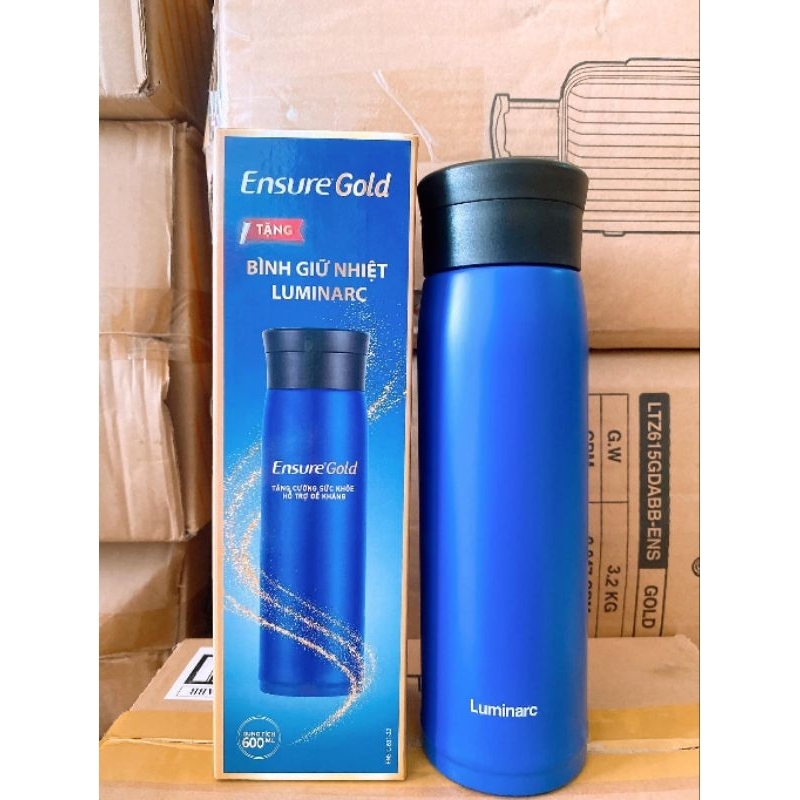 Bình giữ nhiệt Luminarc quà tặng từ sữa Ensure 600ml