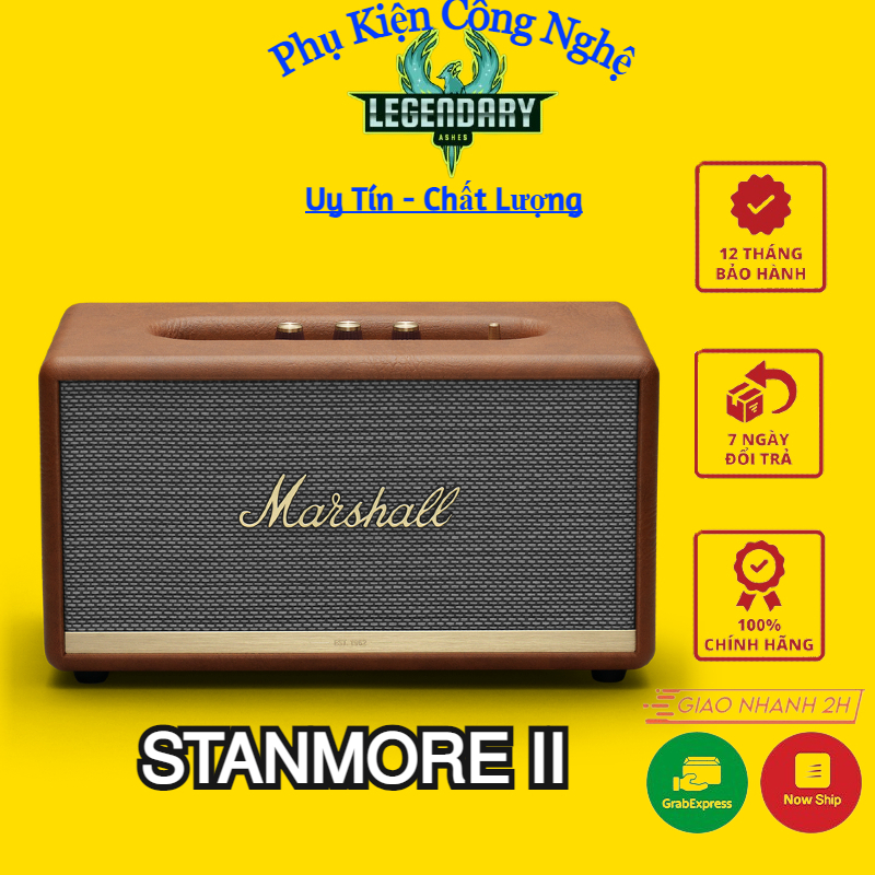 Loa Bluetooth Marshall Stanmore II Hàng Chính Hãng New 100% Công Suất Loa 80W Thiết Kế Cực Đẹp. Bảo Hành 12 Tháng