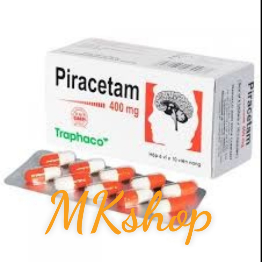 Piracetam giúp lưu thông máu đưa máu lên não hộp 60 viên