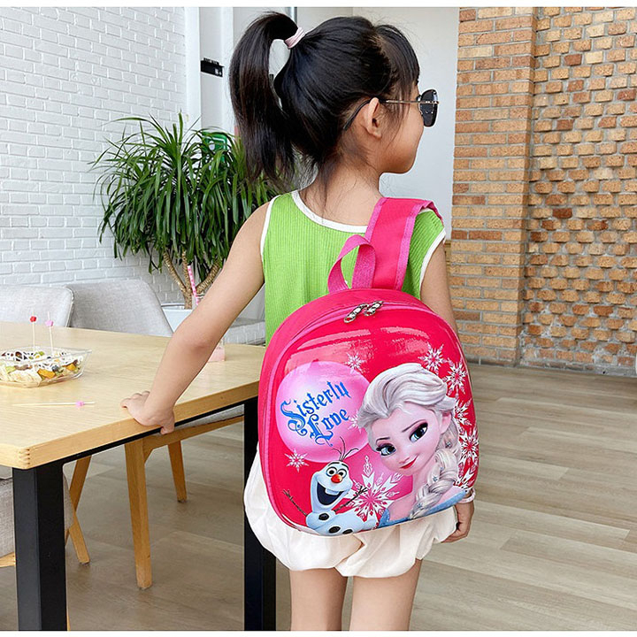 BALO TRỨNG CHO BÉ ĐI MẪU GIÁO NHIỀU HÌNH NGỘ NGHĨNH ĐÁNG YÊU SIZE 28CM BALO-14
