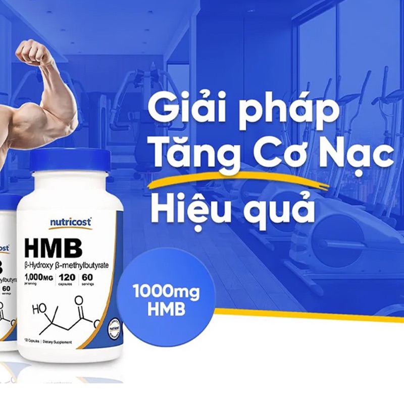 Nutricost HMB 500mg 120 Viên