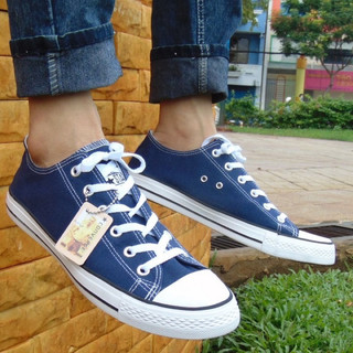 GIÀY CONVERSE XANH BIỂN CỔ CAO, CỔ THẤP