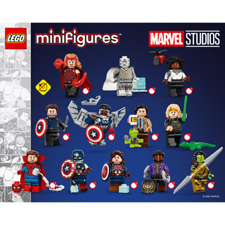 Lego 71031 Đồ Chơi Lắp Ghép Nhân Vật Marvel Series 1 ( đã bóc check )