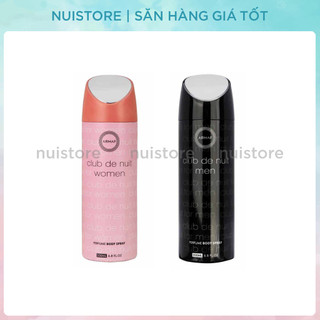 Xịt thơm armaf club de nuit body spray for women & men 200ml