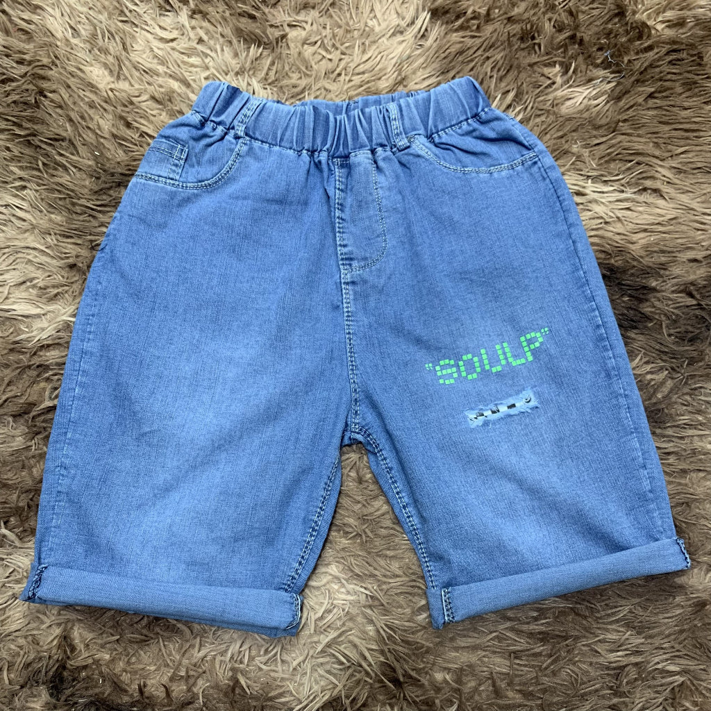 Quần short Jean bé trai  Size  Thời trang Xuân Hè Hottrend 2023 cho bé trai