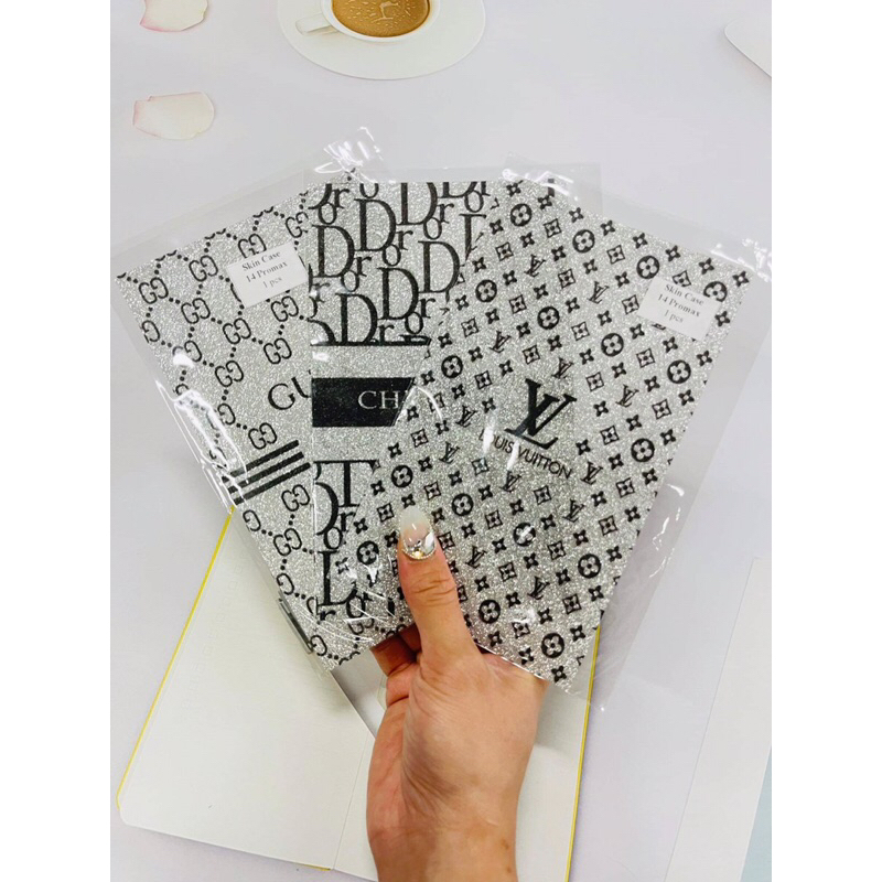 Dán ppf nhũ kim tuyến full lưng, viền, camera iphone 7plus 8plus X Xs Xsmax 11 12 13 14 pro max