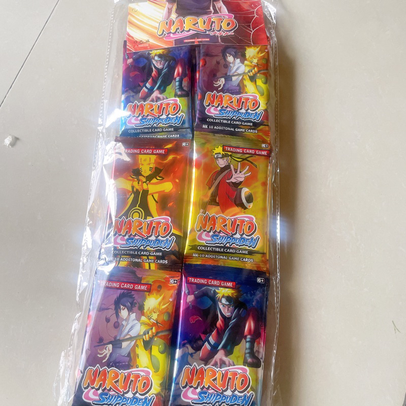Vỉ 36 gói thẻ bài naruto tuyệt đẹp