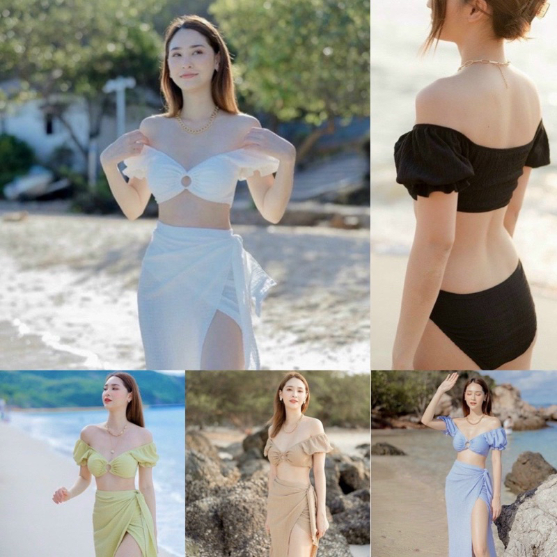 (SHOP TÁO ĐỎ BIGSIZE 50KG ĐẾN 90KG ) set bikini khăn cột dài