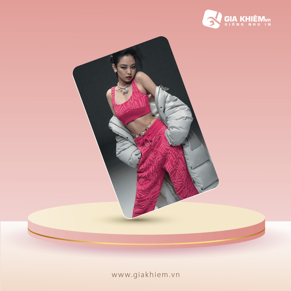 Card bơi BLACKPINK  Card nhựa dày như thẻ ATM CCCD