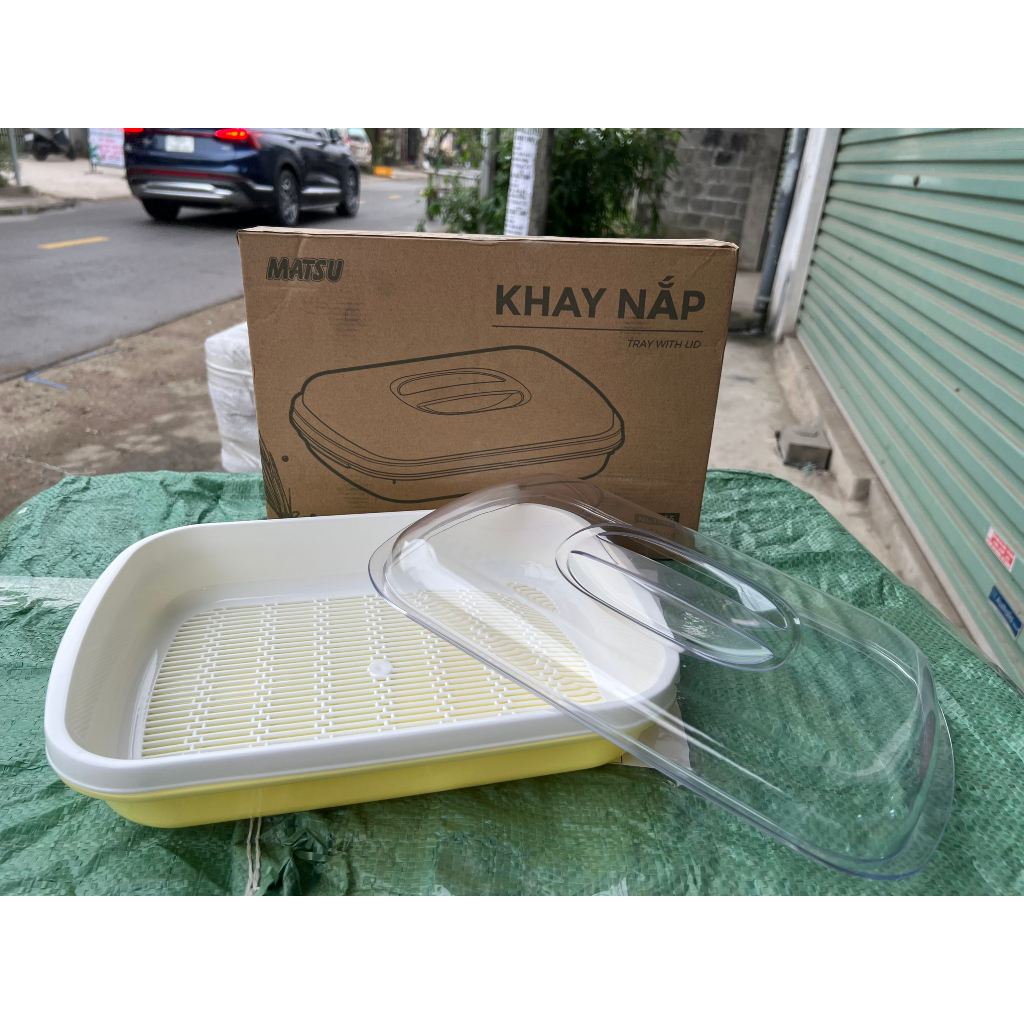 Khay nắp nhựa Matsu Duy Tân (loại khay nhỏ và khay lớn)