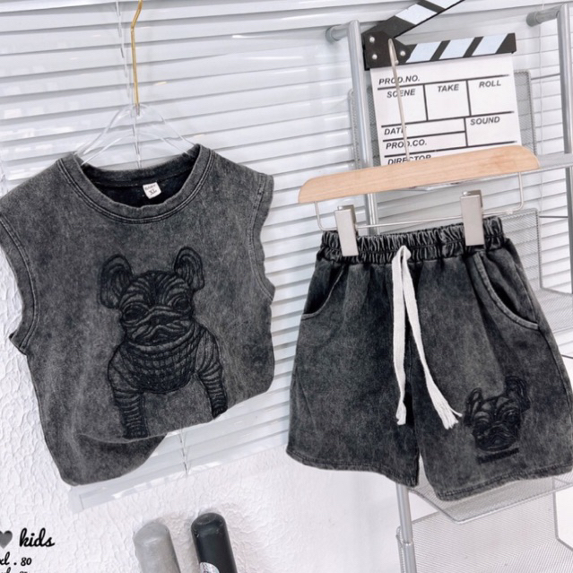 bộ bé trai cực chất siêu ngầu cho bé 16-33kg