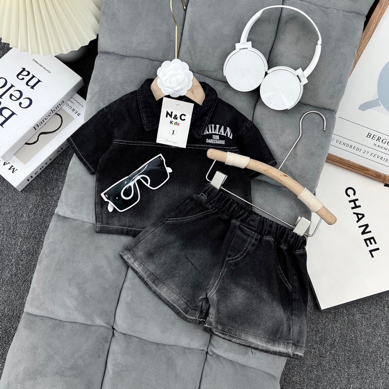 Set denim loang mẫu mới cho trai iu