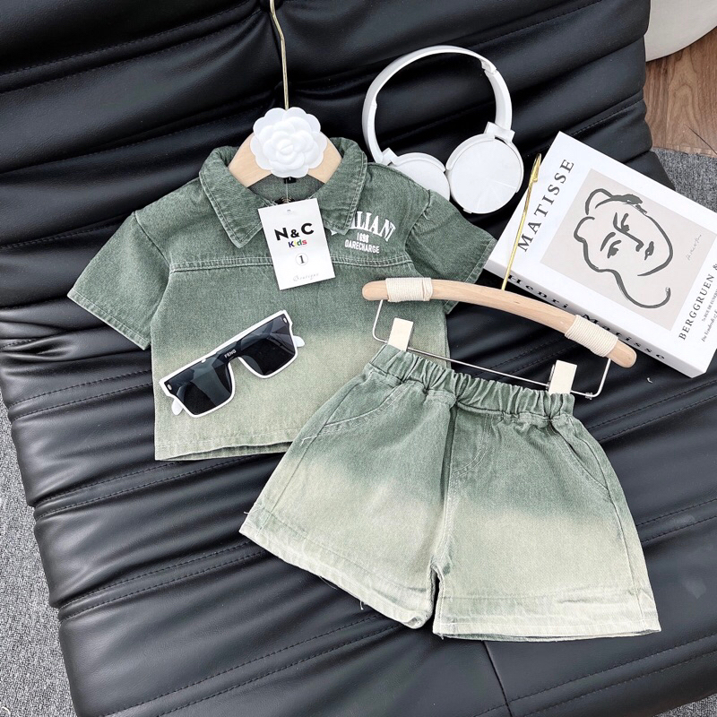 Set denim loang mẫu mới cho trai iu