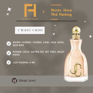 Nước hoa nữ jimmy choo i want choo edp chiết 10ml, 20ml - nước hoa thế hoàng