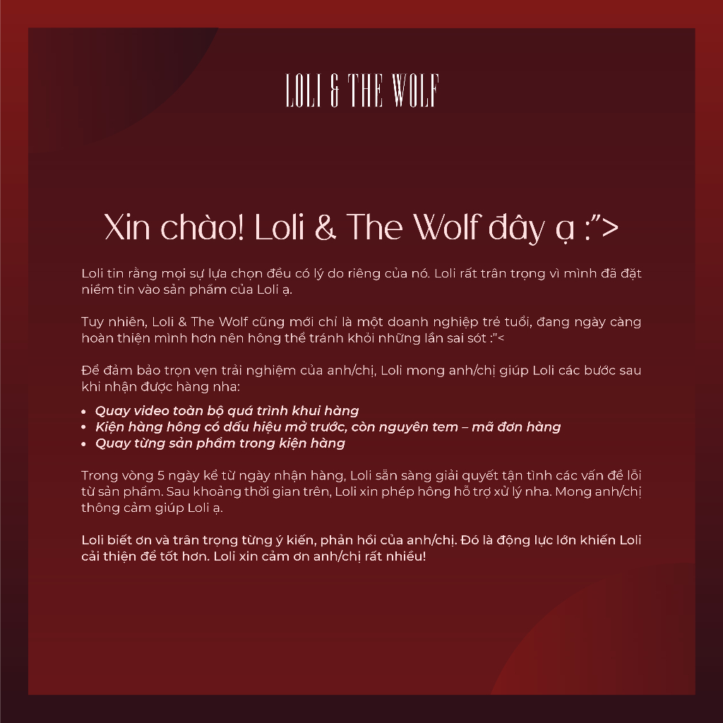 Set Quà Tặng Bạn Gái EM TRONG MẮT ANH Loli & The Wolf - Nước Hoa JASMINE AFTER RAIN/DAISY ON SUNSET Thơm Mát Chai 50ml