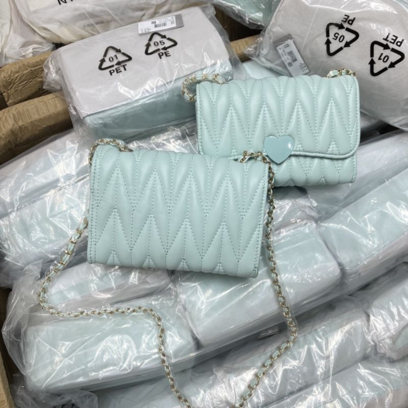 TÚI BIJOU BLUE HEART