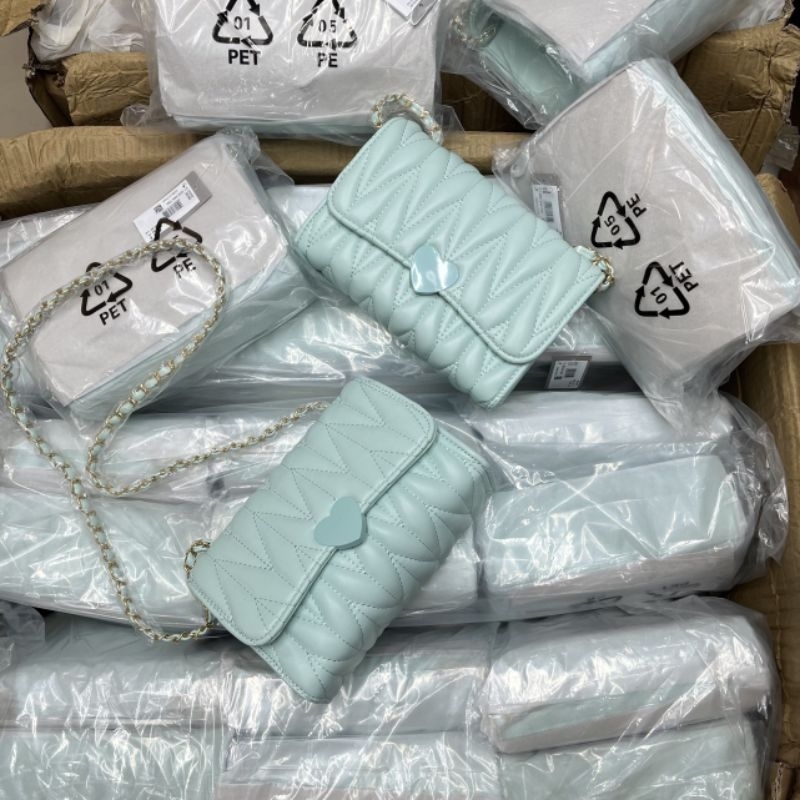 TÚI BIJOU BLUE HEART