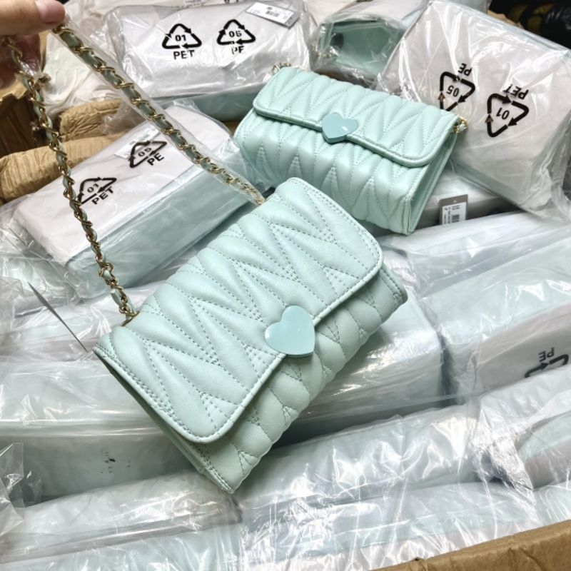 TÚI BIJOU BLUE HEART