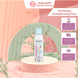 Hàng chính hãng] xịt khoáng evoluderm eau pure pháp 150ml - 400ml