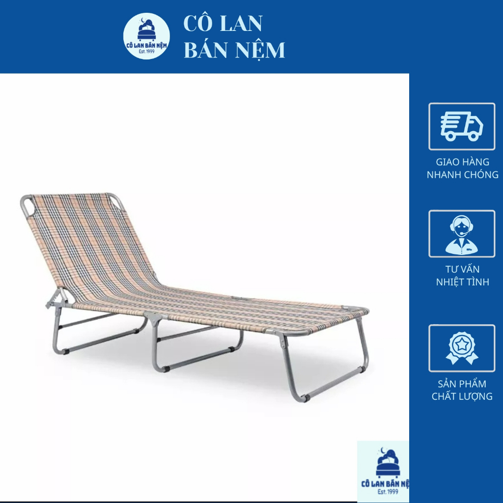 Giường xếp cao cấp Ngọc Hoàng (Khung sơn tĩnh điện) - Hàng ship toàn quốc - Bảo đảm chất lượng - Bảo hành 01 năm