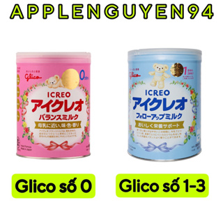 Sữa Glico nội địa Nhật đủ số 0-1 và 1-3 lon 900gr