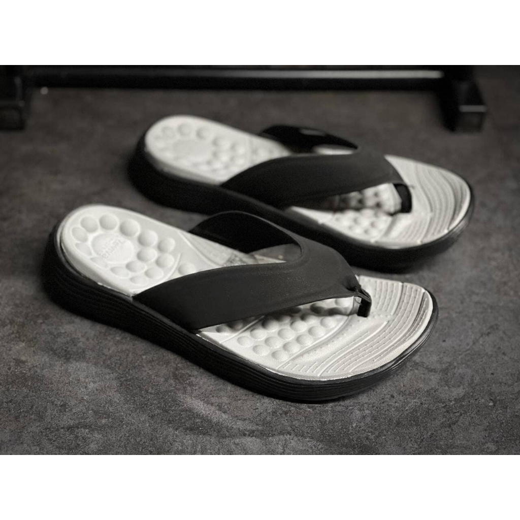 Dép xỏ ngón hạt mát sa riveva  dành cho nam êm, nhẹ, thoáng, mưa nước tốt