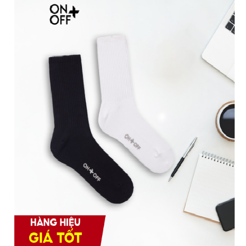 Pack 2 tất cao cổ UNISEX ONOFF kháng khuẩn khử mùi - 15AR23A116